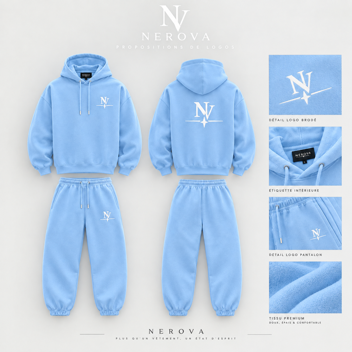 Ensemble Bleu Ciel NEROVA
